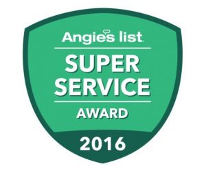 Angie's list super service award 2016.