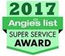 Angie's list super service award.