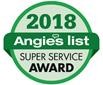 Angie's list super service award.