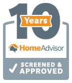 10 years home advisor screen & approved.