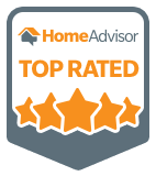 Home advisor top rated badge.