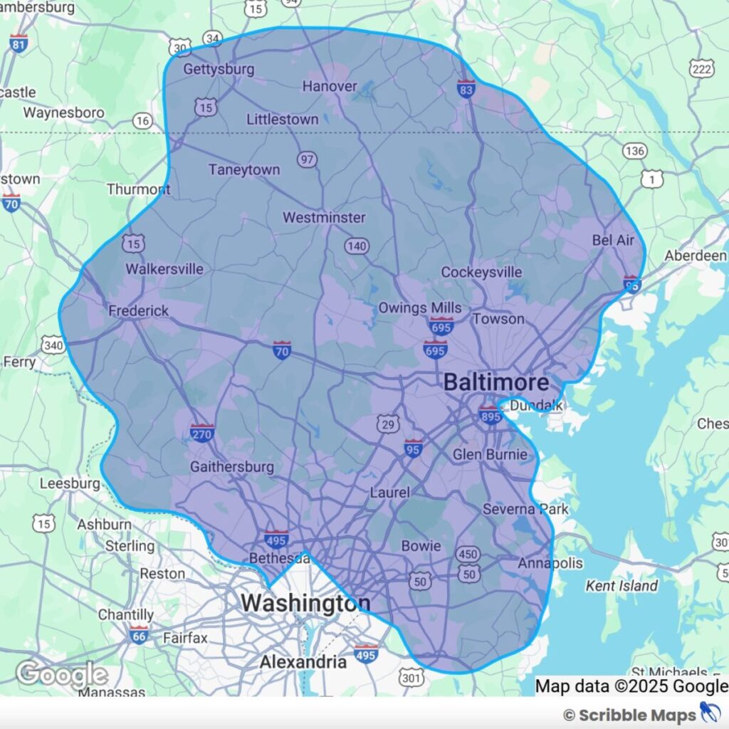 Cabinetry Contractor Service Area in Maryland